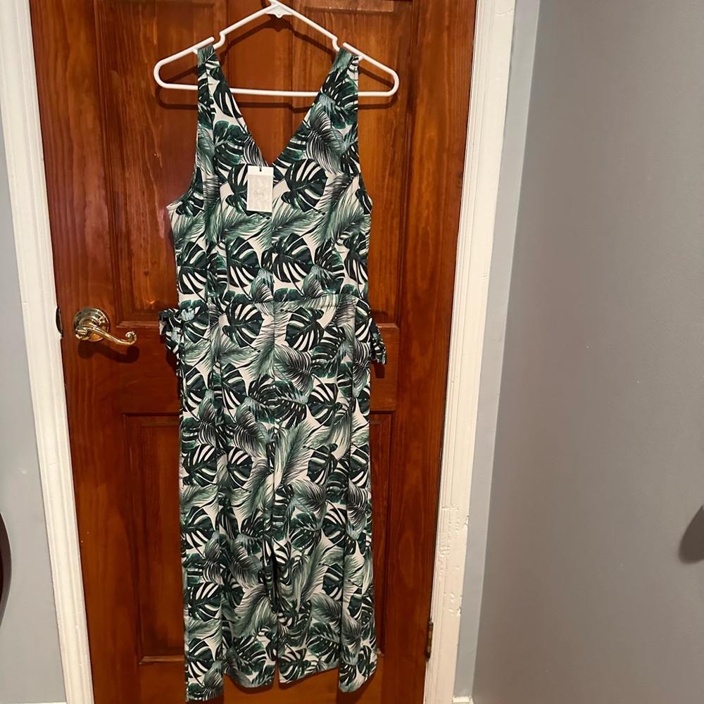 NWT floral jumpsuit